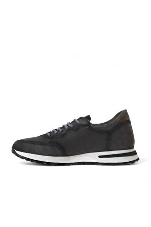 Bueno Shoes Gri Süet Erkek Spor Ayakkabı 01mv11500