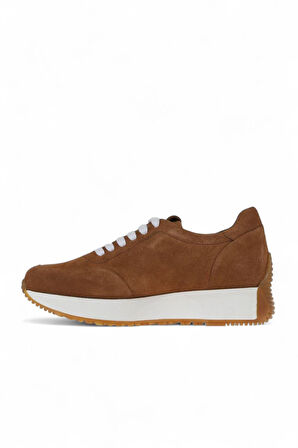 Bueno Shoes Taba Açık Süet Kadın Sneakers 01wv11302