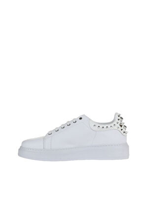 Bueno Shoes Beyaz Deri Erkek Spor Ayakkabı 09ma202