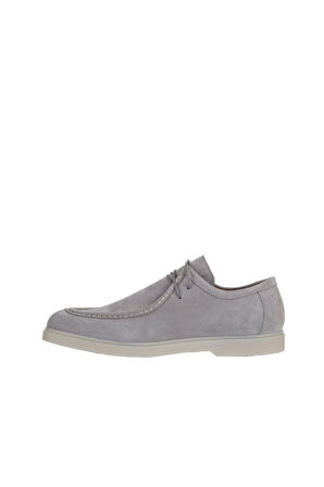 Bueno Shoes Gri Açık Süet Erkek Loafer 10m00673
