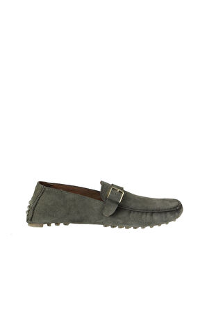 Bueno Shoes Haki Açık Süet Erkek Loafer 10m102661
