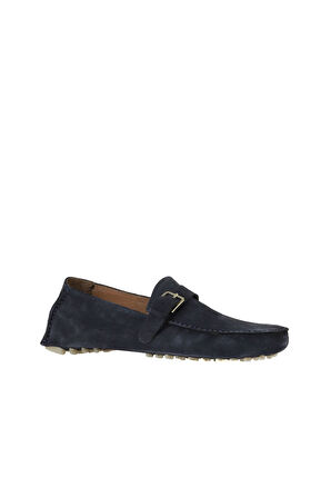 Bueno Shoes Lacivert Koyu Süet Erkek Loafer 10m102661