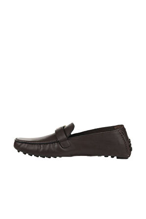 Bueno Shoes Kahverengi Sofitel Deri Erkek Loafer 10m102661