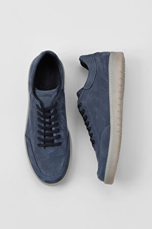 Bueno Shoes Mavi Dante Deri Erkek Spor Ayakkabı 07m0981