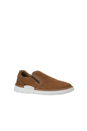 Bueno Shoes Taba Dante Baskılı Deri Erkek Loafer 07m1738e197