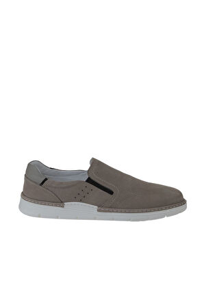 Bueno Shoes Gri Dante Baskılı Erkek Loafer 07m1738e197