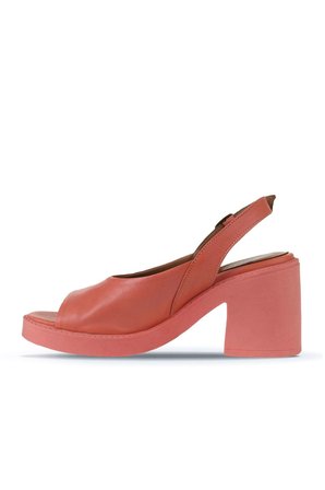 Bueno Shoes Mercan Deri Kadın Topuklu Sandalet 01wy12503