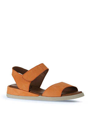 Bueno Shoes Mercan Nubuk Kadın Düz Sandalet 01wy5100