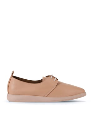 Bueno Shoes Pudra Açık Deri Kadın Düz Ayakkabı 01wy1509