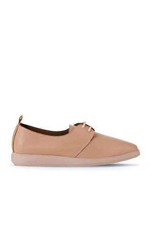 Bueno Shoes Pudra Açık Deri Kadın Düz Ayakkabı 01wy1509