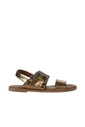 Bueno Shoes Bronz Deri Kadın Sandalet 01wy2013