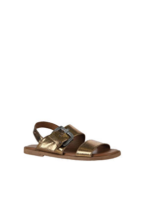 Bueno Shoes Bronz Deri Kadın Sandalet 01wy2013