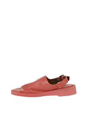 Bueno Shoes Mercan Deri Kadın Düz Sandalet 01wy2917