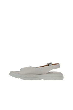 Bueno Shoes Ekru Deri Kadın Sandalet 01wy9404