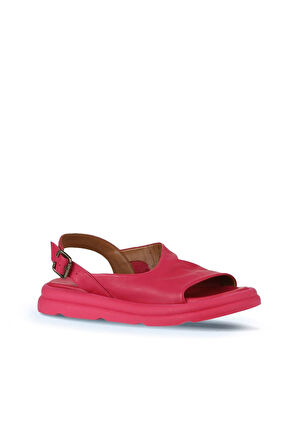 Bueno Shoes Fuşya Deri Kadın Sandalet 01wy9407