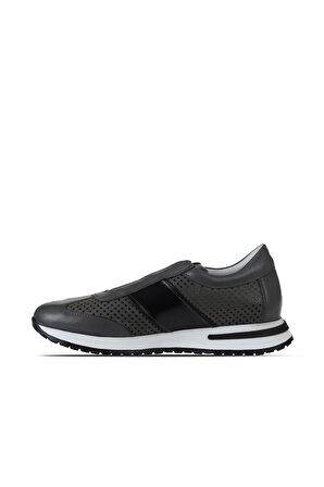 Bueno Shoes Siyah Deri-açma Erkek Spor Ayakkabı 01my13400