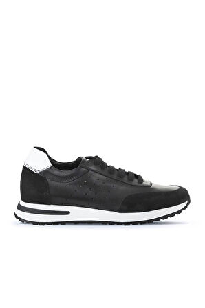 Bueno Shoes Siyah Multi Deri Erkek Spor Ayakkabı 01my13402