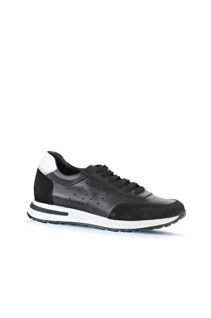 Bueno Shoes Siyah Multi Deri Erkek Spor Ayakkabı 01my13402