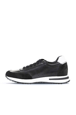 Bueno Shoes Siyah Multi Deri Erkek Spor Ayakkabı 01my13402