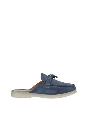 Bueno Shoes Mavi Süet Kadın Düz Terlik 05wt103