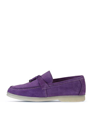 Bueno Shoes Mor Süet Kadın Loafer 05ws101