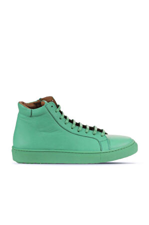 Bueno Shoes Yeşil Koyu Deri Kadın Düz Bot 01wz7700