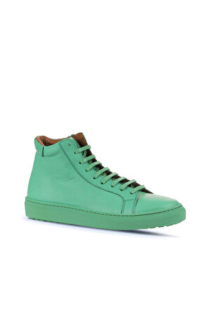 Bueno Shoes Yeşil Koyu Deri Kadın Düz Bot 01wz7700