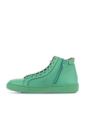 Bueno Shoes Yeşil Koyu Deri Kadın Düz Bot 01wz7700