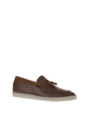 Bueno Shoes Taba Deri Erkek Loafer 11m22058
