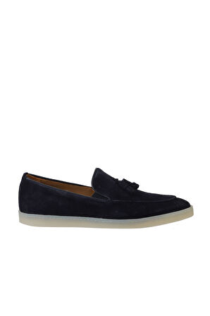 Bueno Shoes Lacivert Deri Erkek Loafer 11m22058