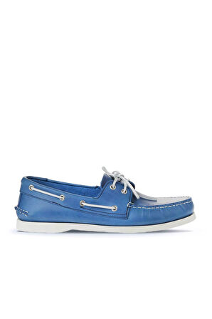 Bueno Shoes Mavi Açık Deri Erkek Loafer 11m23299