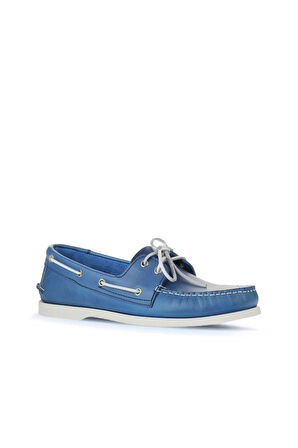 Bueno Shoes Mavi Açık Deri Erkek Loafer 11m23299