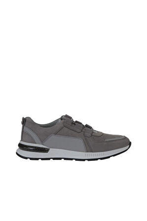 Bueno Shoes Gri Nubuk Baskılı Erkek Spor Ayakkabı 07m15816653