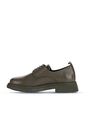 Bueno Shoes Haki Deri Kadın Klasik Ayakkabı 01wz4006