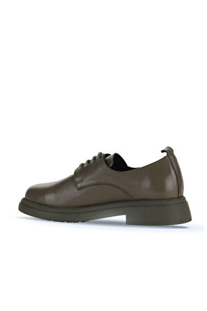Bueno Shoes Haki Deri Kadın Klasik Ayakkabı 01wz4006