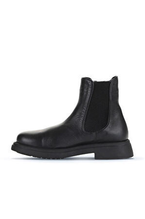Bueno Shoes Siyah Deri Kadın Düz Bot 01wz4007