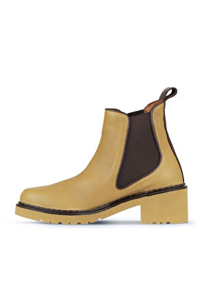 Bueno Shoes Tarçın Deri Kadın Topuklu Bot 01wz4402