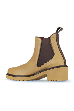 Bueno Shoes Tarçın Deri Kadın Topuklu Bot 01wz4402