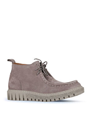 Bueno Shoes Vizon Süet Kadın Düz Bot 01wz5206
