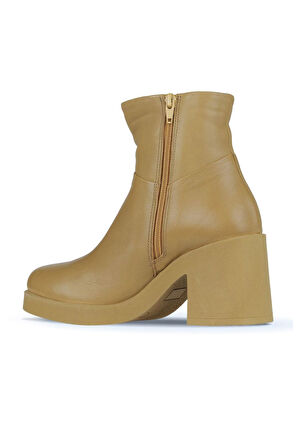 Bueno Shoes Tarçın Deri Kadın Topuklu Bot 01wz7100