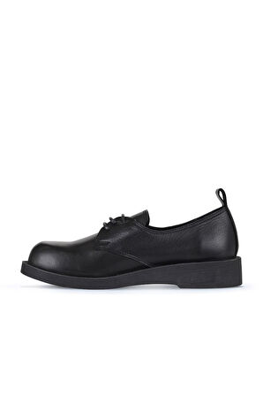 Bueno Shoes Siyah Deri Kadın Klasik Ayakkabı 01wz8902