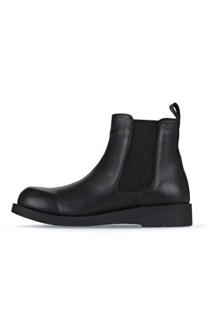 Bueno Shoes Siyah Deri Kadın Düz Bot 01wz8903