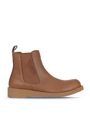 Bueno Shoes Taba Deri Kadın Düz Bot 01wz8903