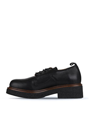Bueno Shoes Siyah Deri Kadın Klasik Ayakkabı 01wz4301
