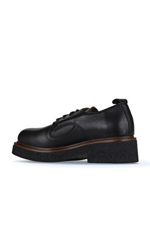 Bueno Shoes Siyah Deri Kadın Klasik Ayakkabı 01wz4301
