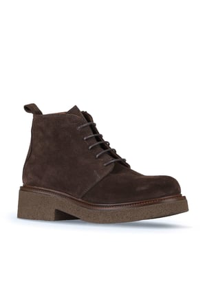 Bueno Shoes Kahverengi Süet Kadın Topuklu Bot 01wz4304