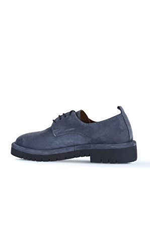 Bueno Shoes Mavi Süet Kadın Klasik Ayakkabı 01wz6704
