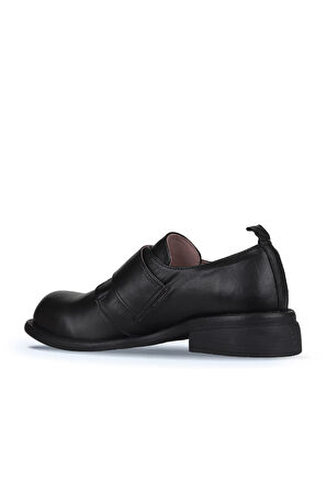 Bueno Shoes Siyah Deri Kadın Klasik Ayakkabı 01wz6802