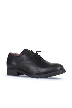 Bueno Shoes Siyah Deri Kadın Klasik Ayakkabı 01wz7300