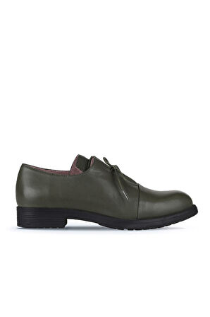 Bueno Shoes Yeşil Deri Kadın Klasik Ayakkabı 01wz7300
